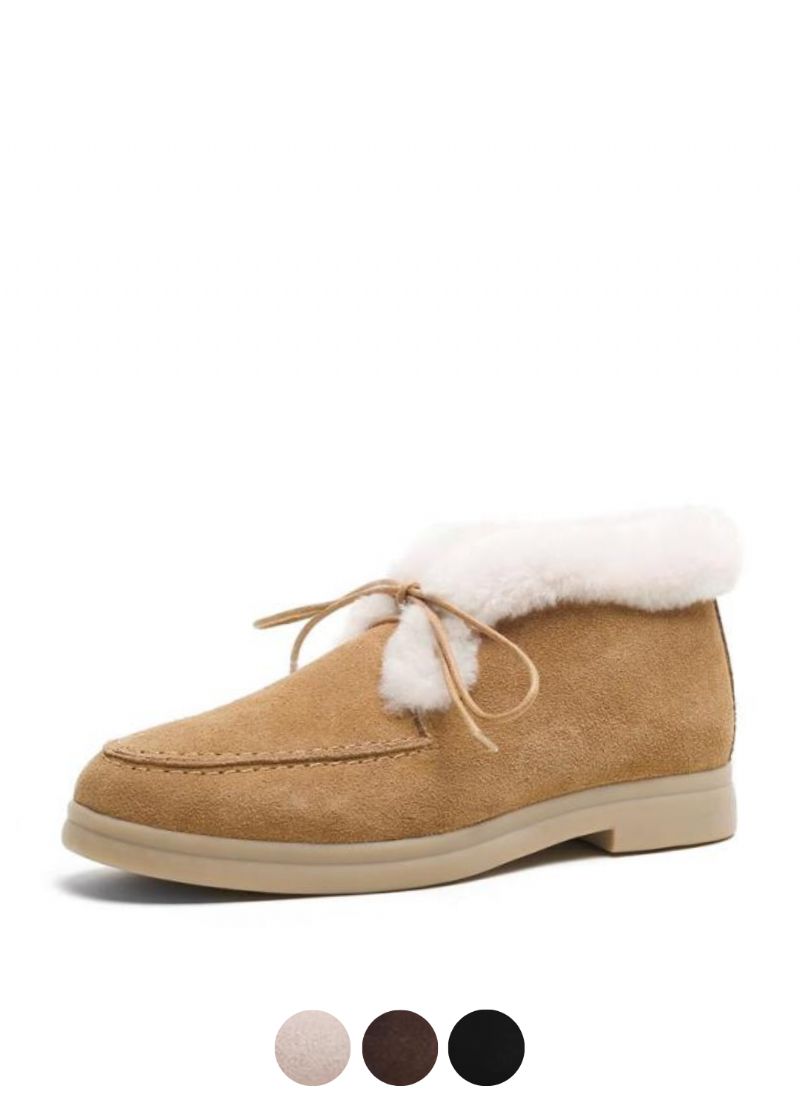 Micaela Dames Winter Warme Enkellaarsjes