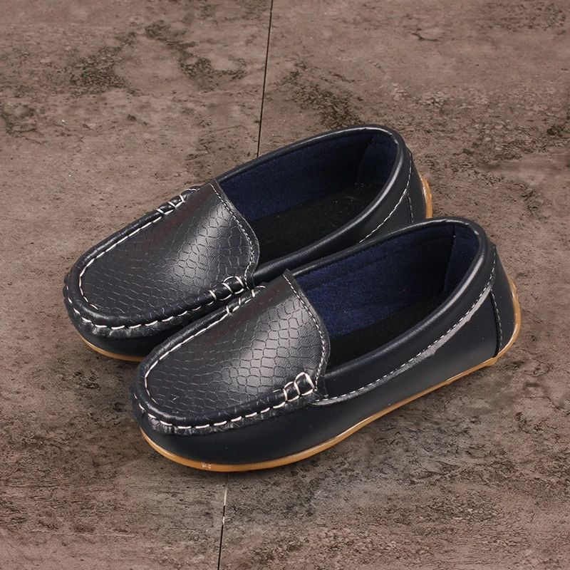 Micah Unisex Kinder Loafer Schoenen - Zwart