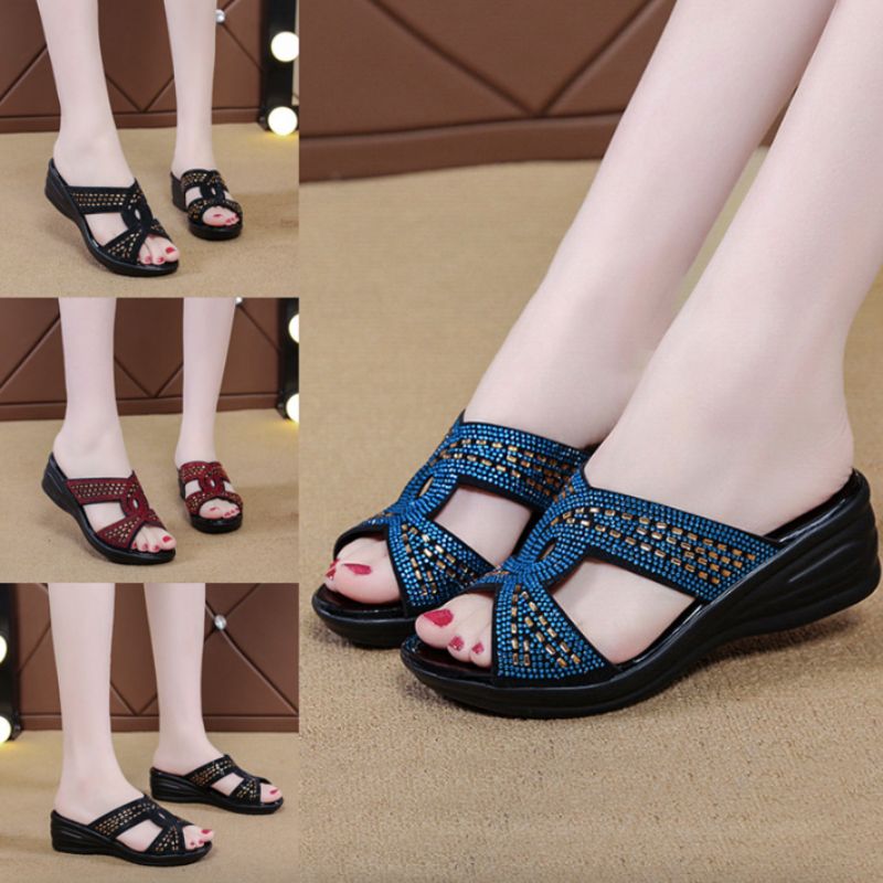 Michaela Dames Slipper - Blauw