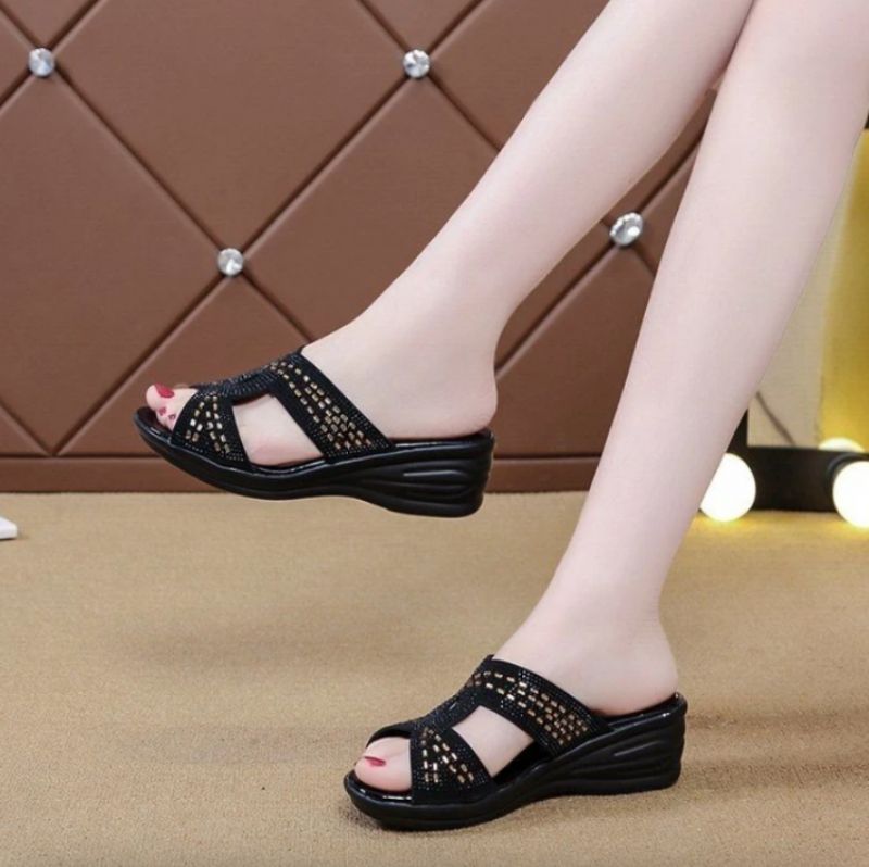 Michaela Dames Slipper - Blauw
