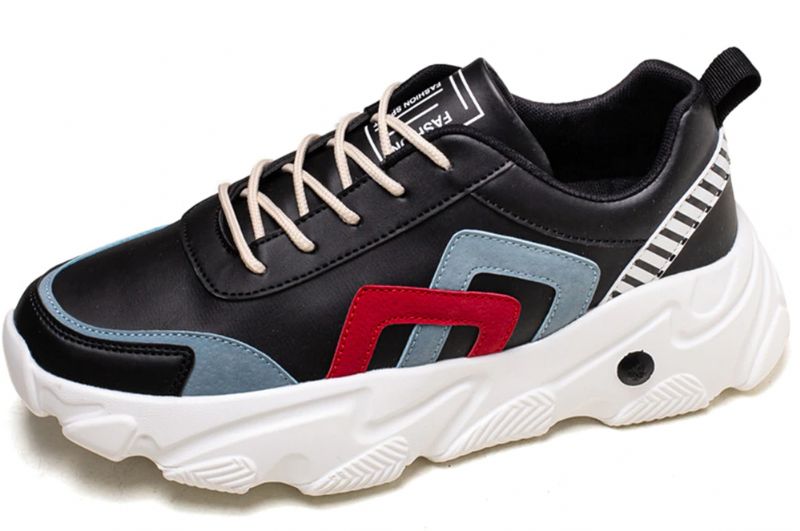 Might Heren Lifestyle Sneakers - Zwart