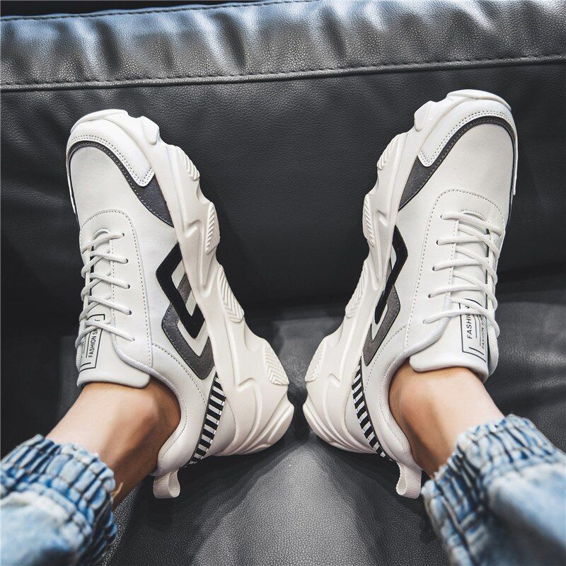 Might Heren Lifestyle Sneakers - Zwart