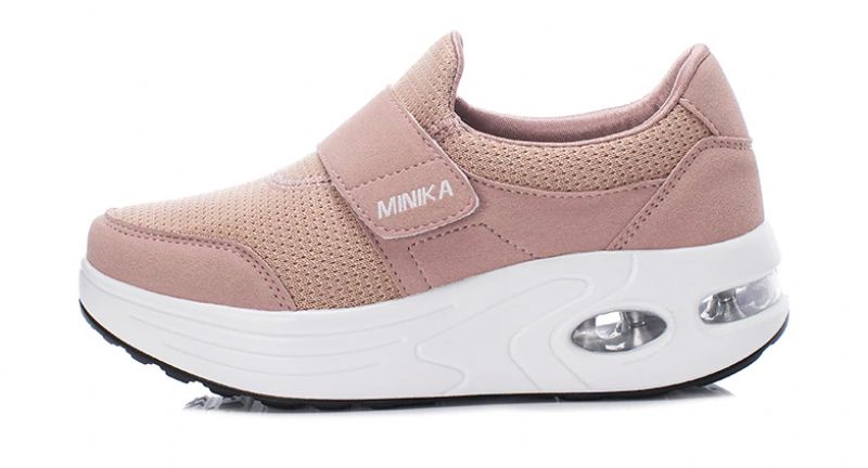 Miki Dames Comfortabele Platform Schoenen - Paars