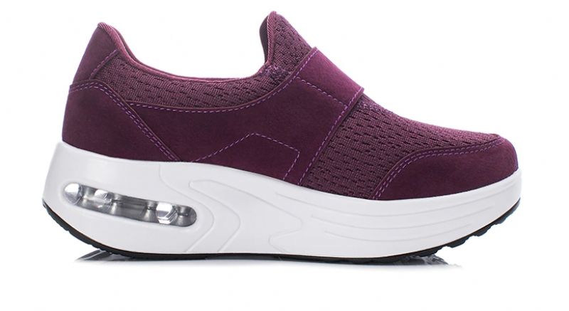 Miki Dames Comfortabele Platform Schoenen - Paars