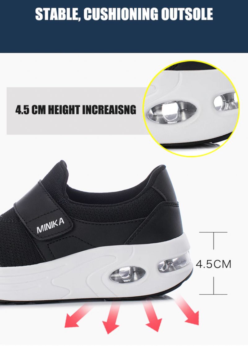 Miki Dames Comfortabele Platform Schoenen - Paars