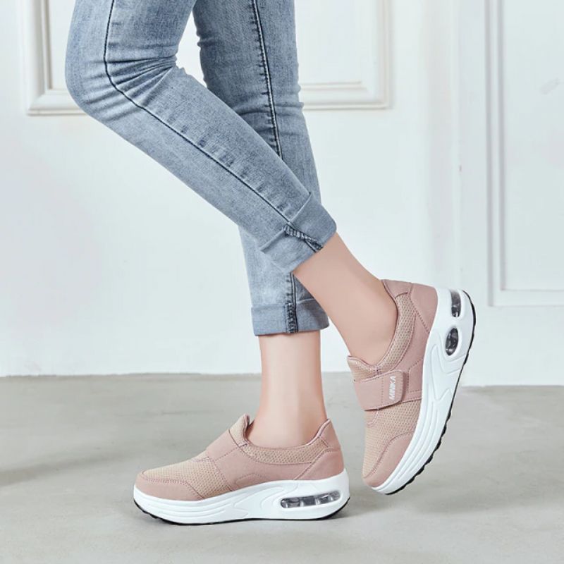 Miki Dames Comfortabele Platform Schoenen - Paars