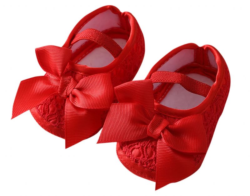Mila Baby Meisjes Platte Schoenen - Rood