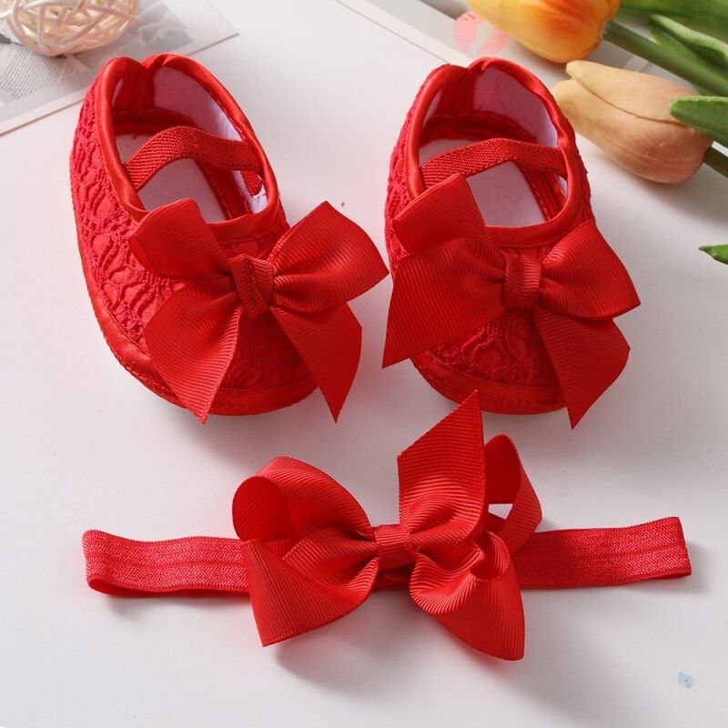 Mila Baby Meisjes Platte Schoenen - Rood