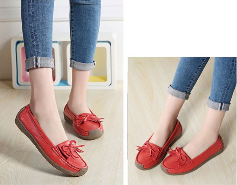 Mila Dames Loafer Schoenen - Blauw