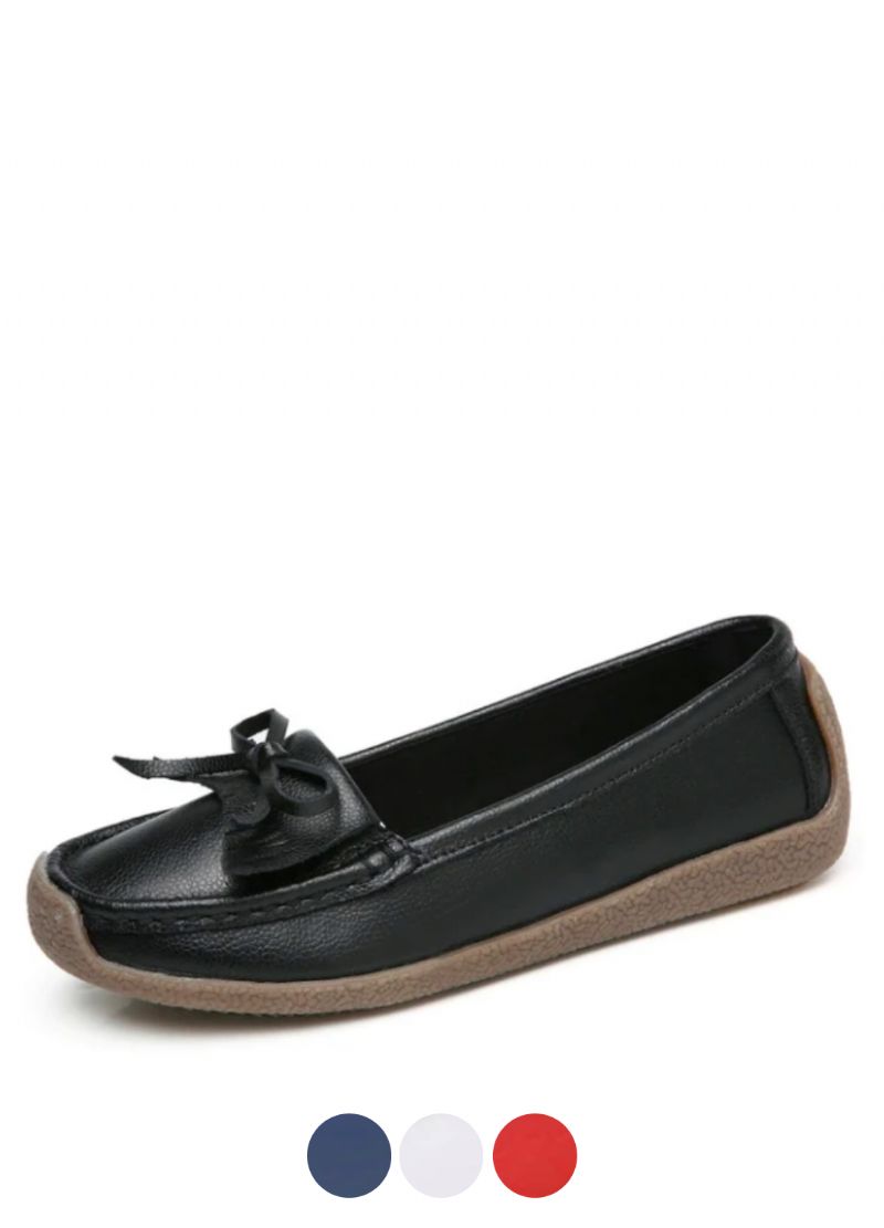 Mila Dames Loafer Zwarte Schoenen