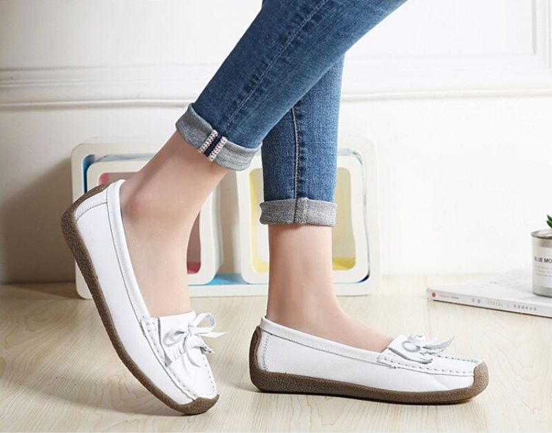 Mila Dames Loafer Zwarte Schoenen - Zwart