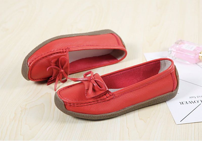 Mila Dames Loafer Zwarte Schoenen - Zwart