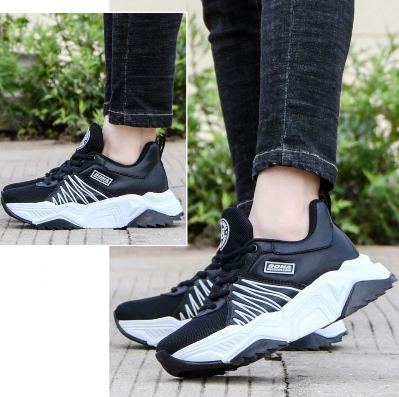 Mila Dames Sneaker - Zwart