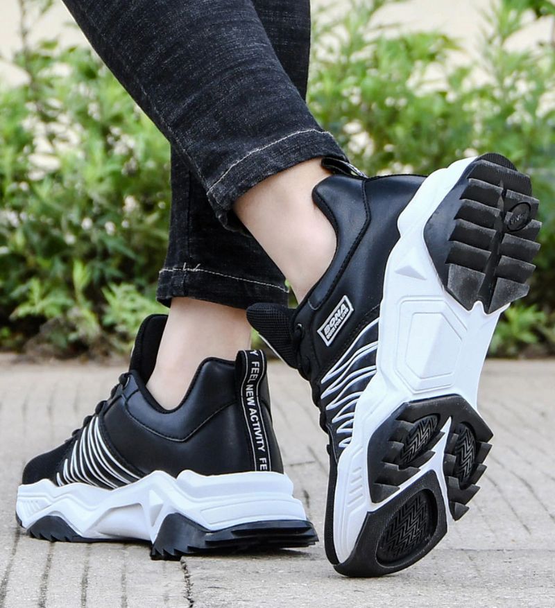 Mila Dames Sneaker - Zwart