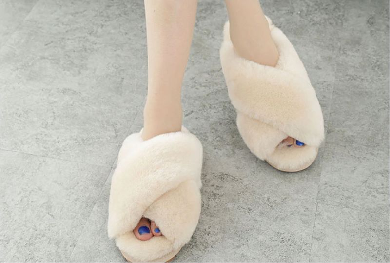 Milagros Dames Pantoffels Schoenen - DONKERROZE