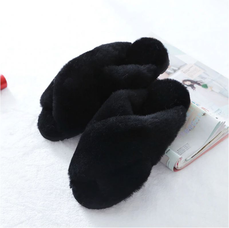 Milagros Dames Pantoffels Schoenen - DONKERROZE