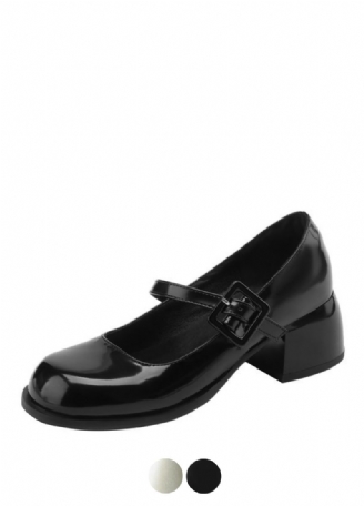 Milagros Dames Vierkante Mid Hak Pumps