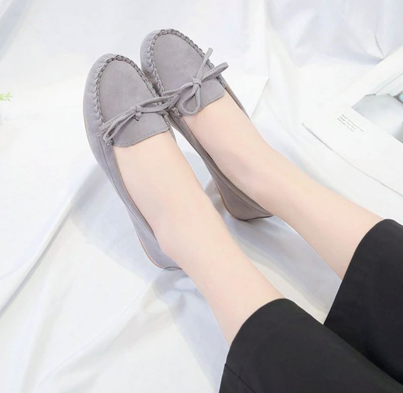 Mileidy Dames Platte Schoenen - Geel