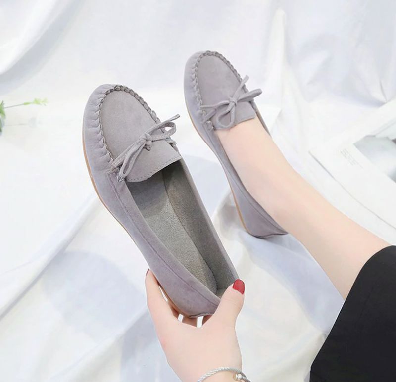 Mileidy Dames Platte Schoenen - Geel