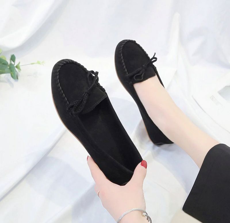 Mileidy Dames Platte Schoenen - Geel