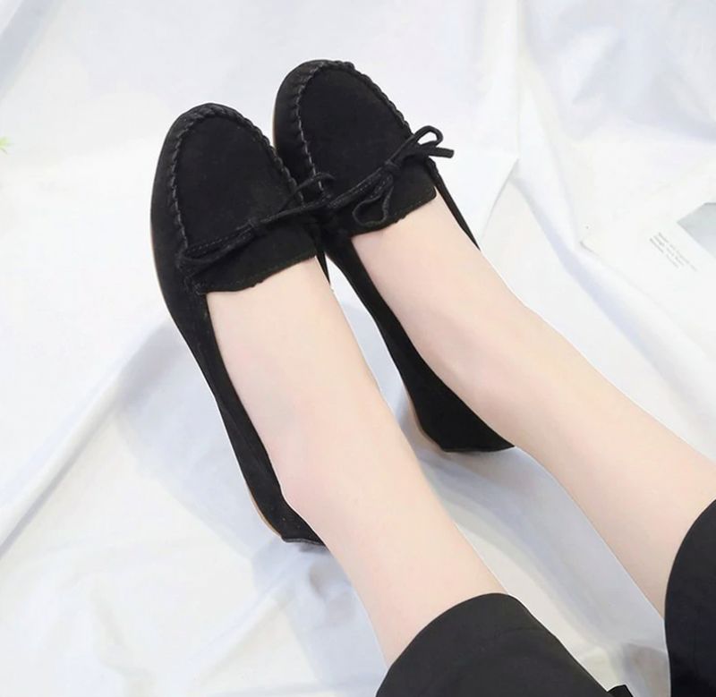Mileidy Dames Platte Schoenen - Geel