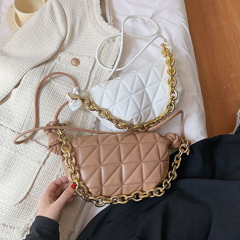 Milen Dames Kleine Luxe Handtas - Wit