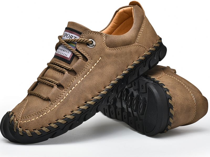 Miles Heren Loafers Casual Schoenen - Geel
