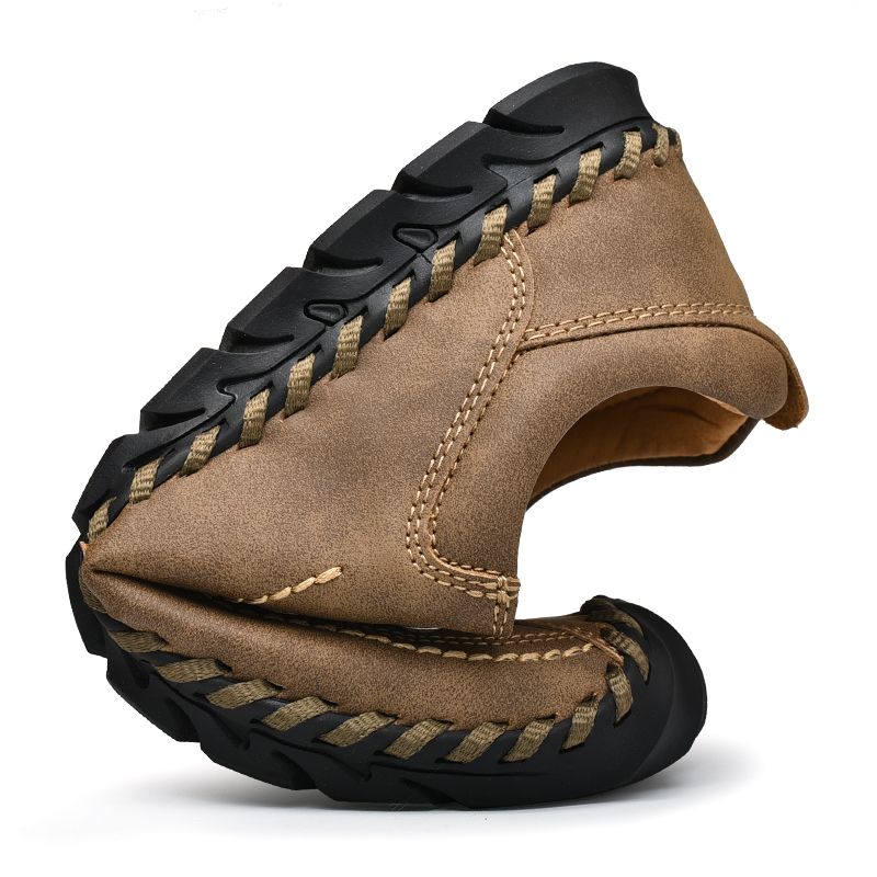 Miles Heren Loafers Casual Schoenen - Geel