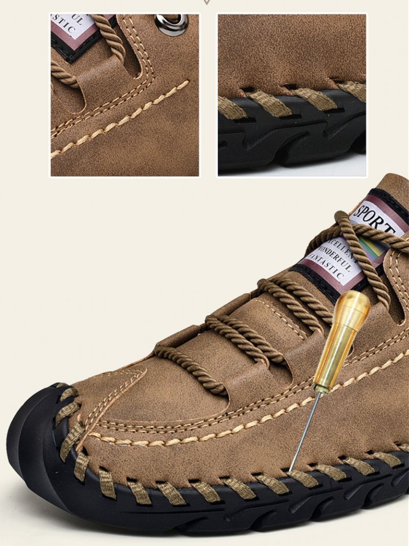 Miles Heren Loafers Casual Schoenen - Geel