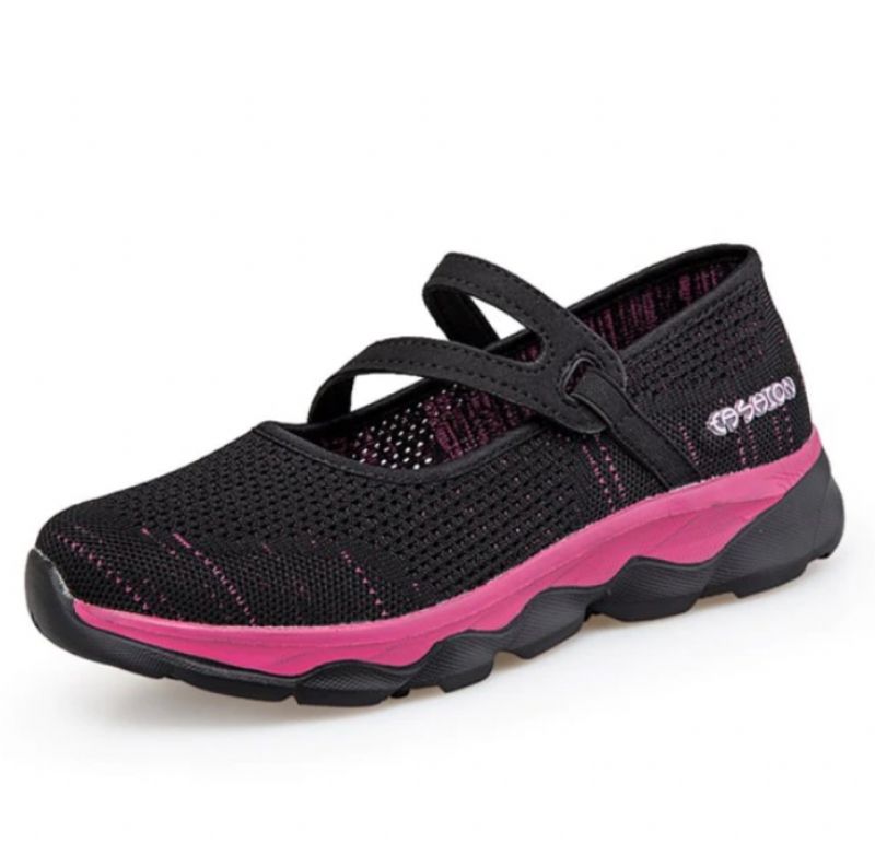 Miliani Dames Slip-on Wandelschoenen - Zwart
