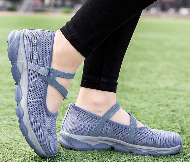 Miliani Dames Slip-on Wandelschoenen - Zwart