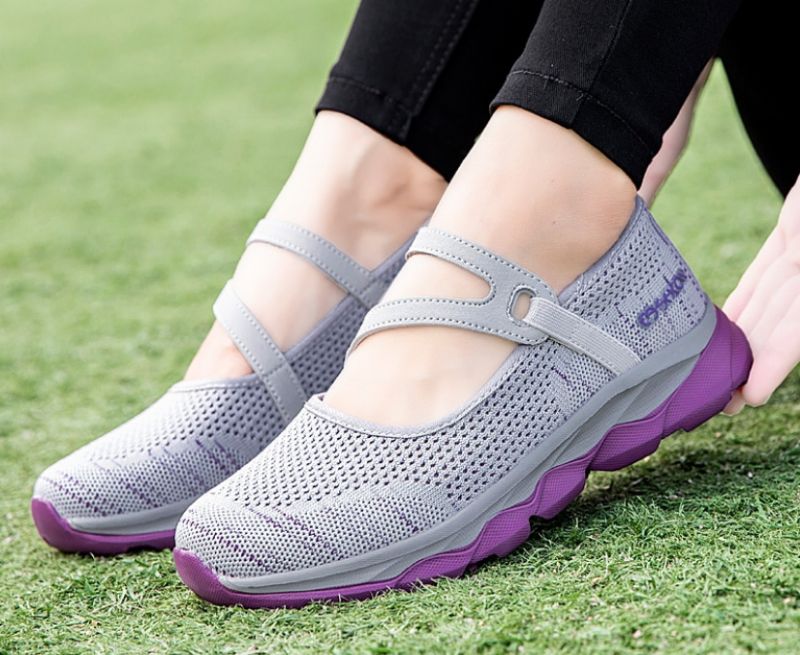 Miliani Dames Slip-on Wandelschoenen - Zwart