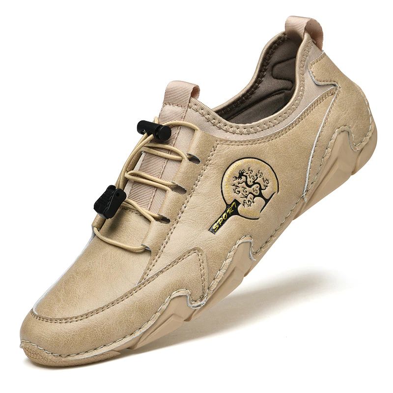 Minguez Heren Casual Sneakers - Beige