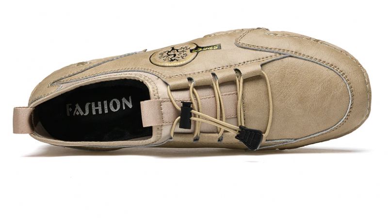 Minguez Heren Casual Sneakers - Beige