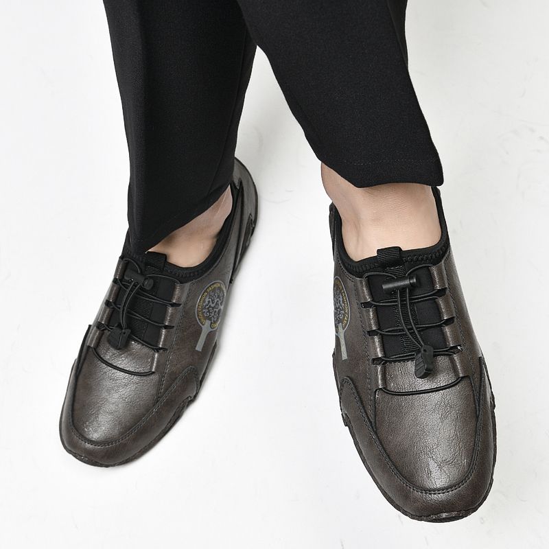 Minguez Heren Casual Sneakers - Beige
