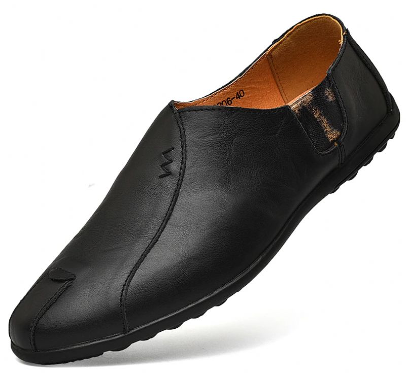 Mingueza Heren Loafers Casual Schoenen - Zwart