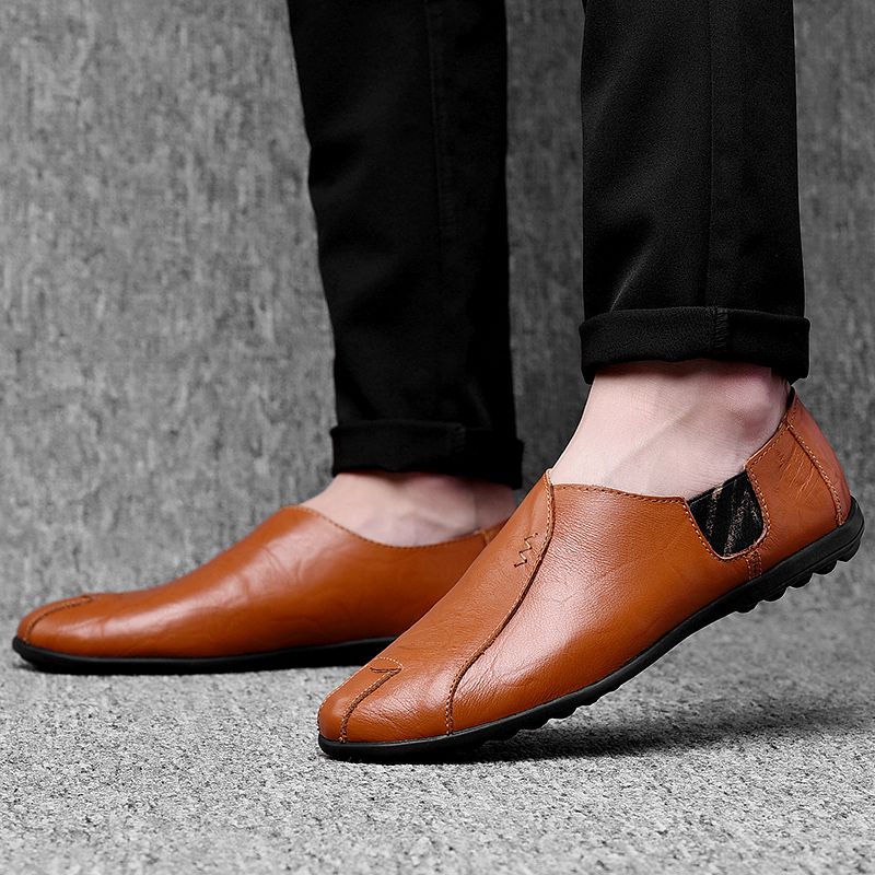 Mingueza Heren Loafers Casual Schoenen - Zwart