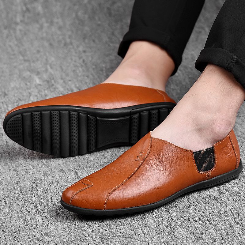 Mingueza Heren Loafers Casual Schoenen - Zwart