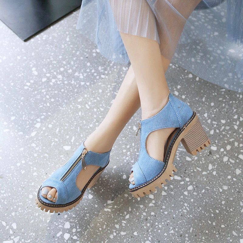 Minny Dames Hak - Blauw 1