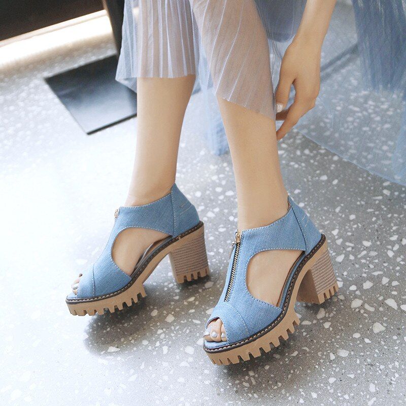 Minny Dames Hak - Blauw 1