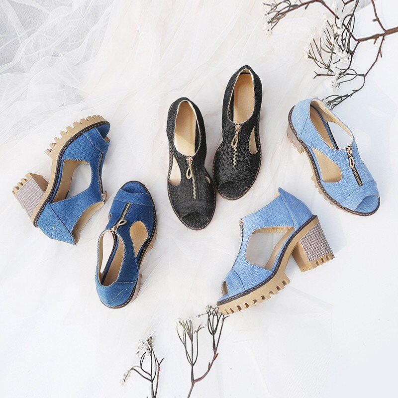 Minny Dames Hak - Blauw 1