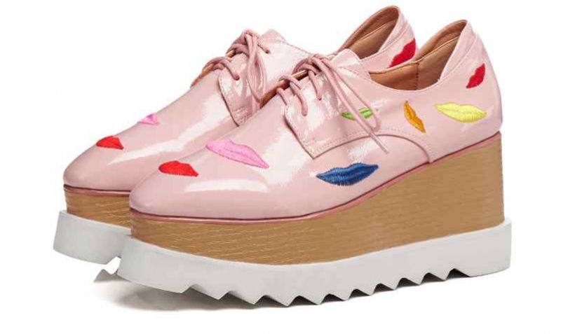 Miquel Dames Platform Zwarte Schoenen - Zwart