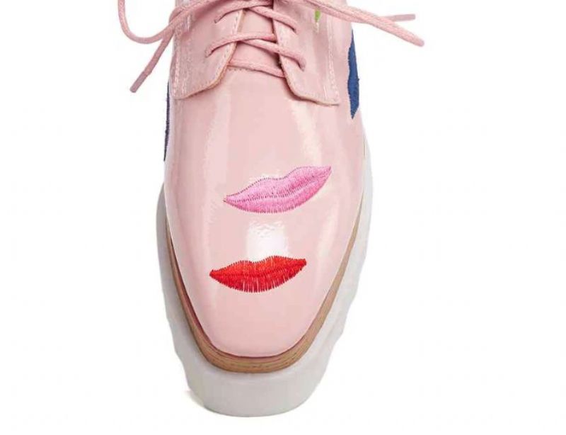 Miquel Dames Platform Zwarte Schoenen - Zwart