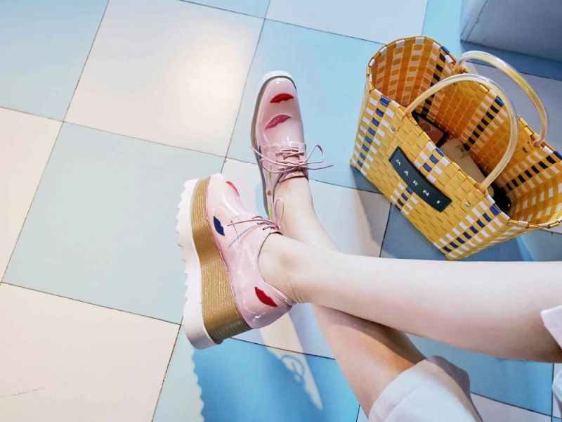 Miquel Dames Platform Zwarte Schoenen - Zwart
