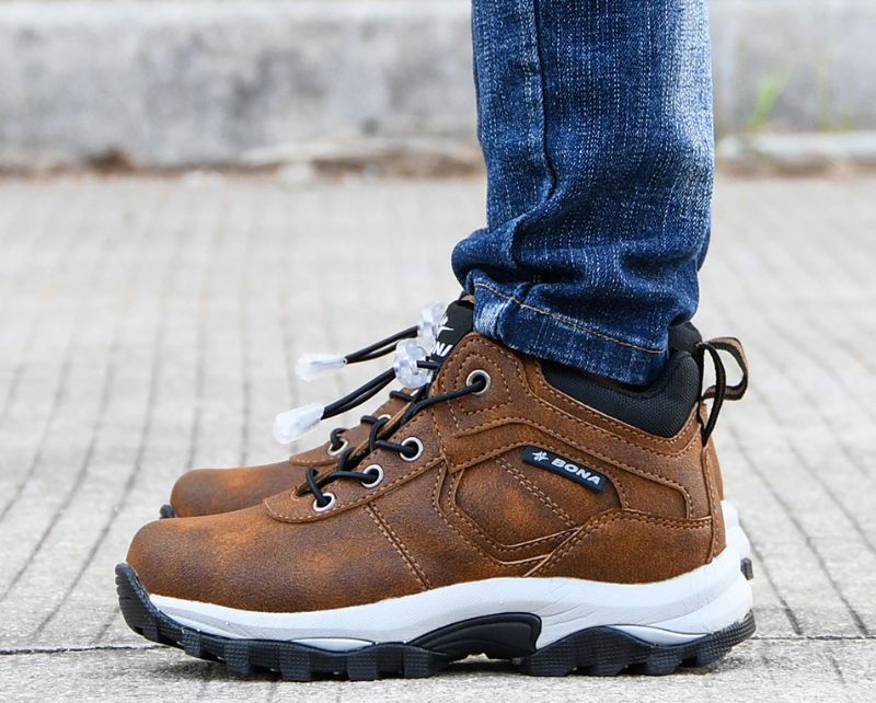 Miquel Jongens Casual Sneakers - Bruin