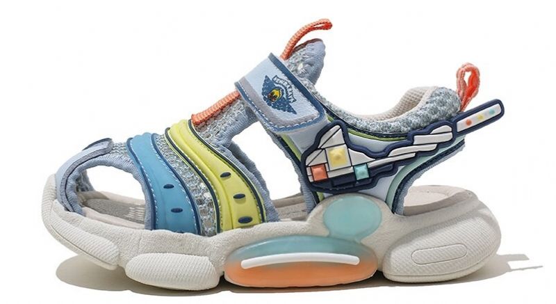 Mitchell Unisex Kinder Strandsandaal - Blauw