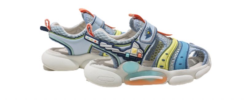 Mitchell Unisex Kinder Strandsandaal - Blauw