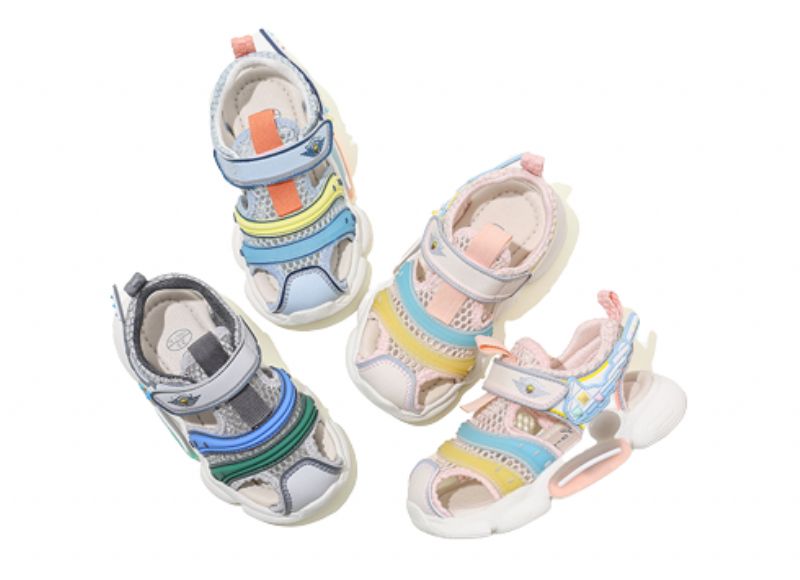 Mitchell Unisex Kinder Strandsandaal - Blauw