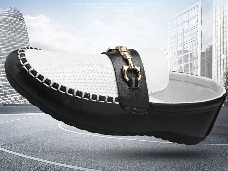 Mixi Heren Loafers Casual Schoenen - Wit