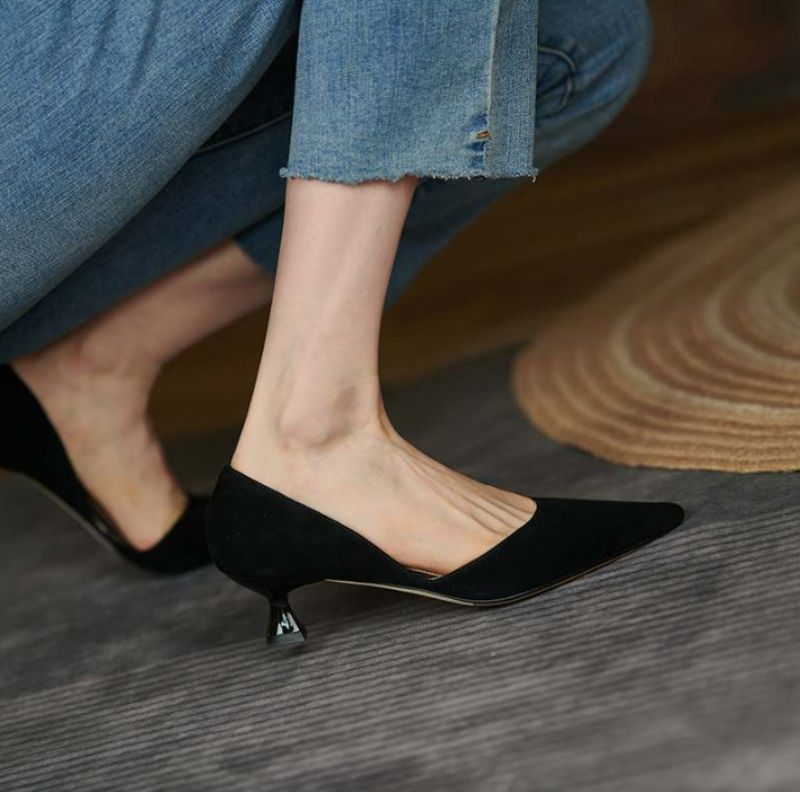 Moana Dames Pumps - Onyx suède 2.5 inch